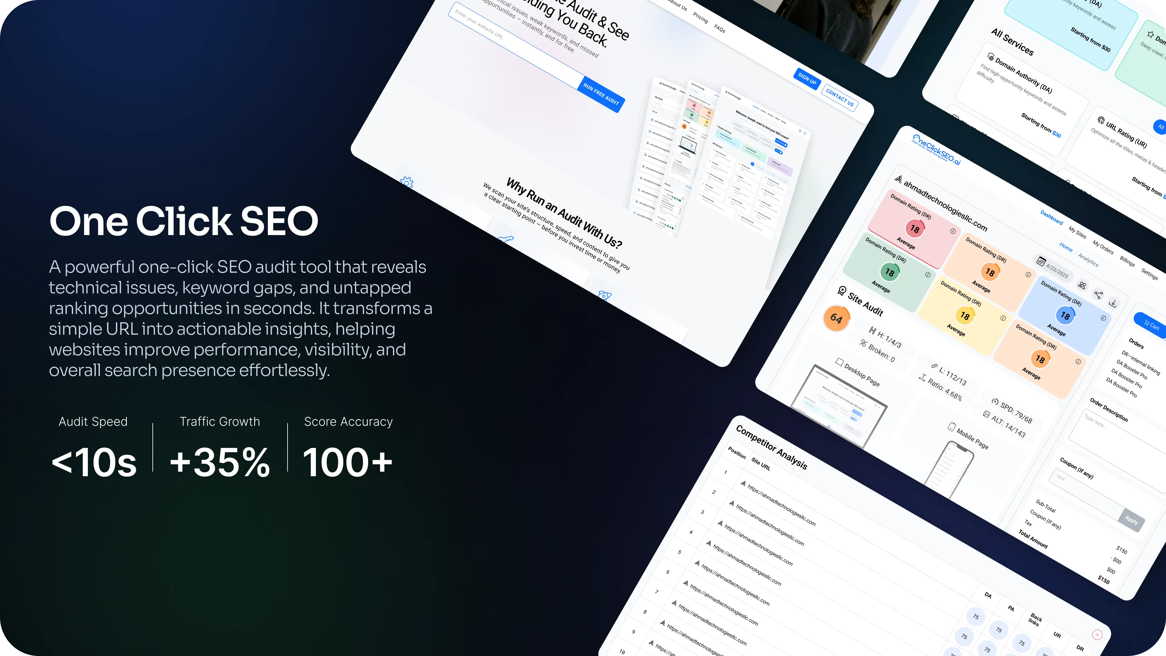 One-Click SEO — Human-Friendly Audit Experience