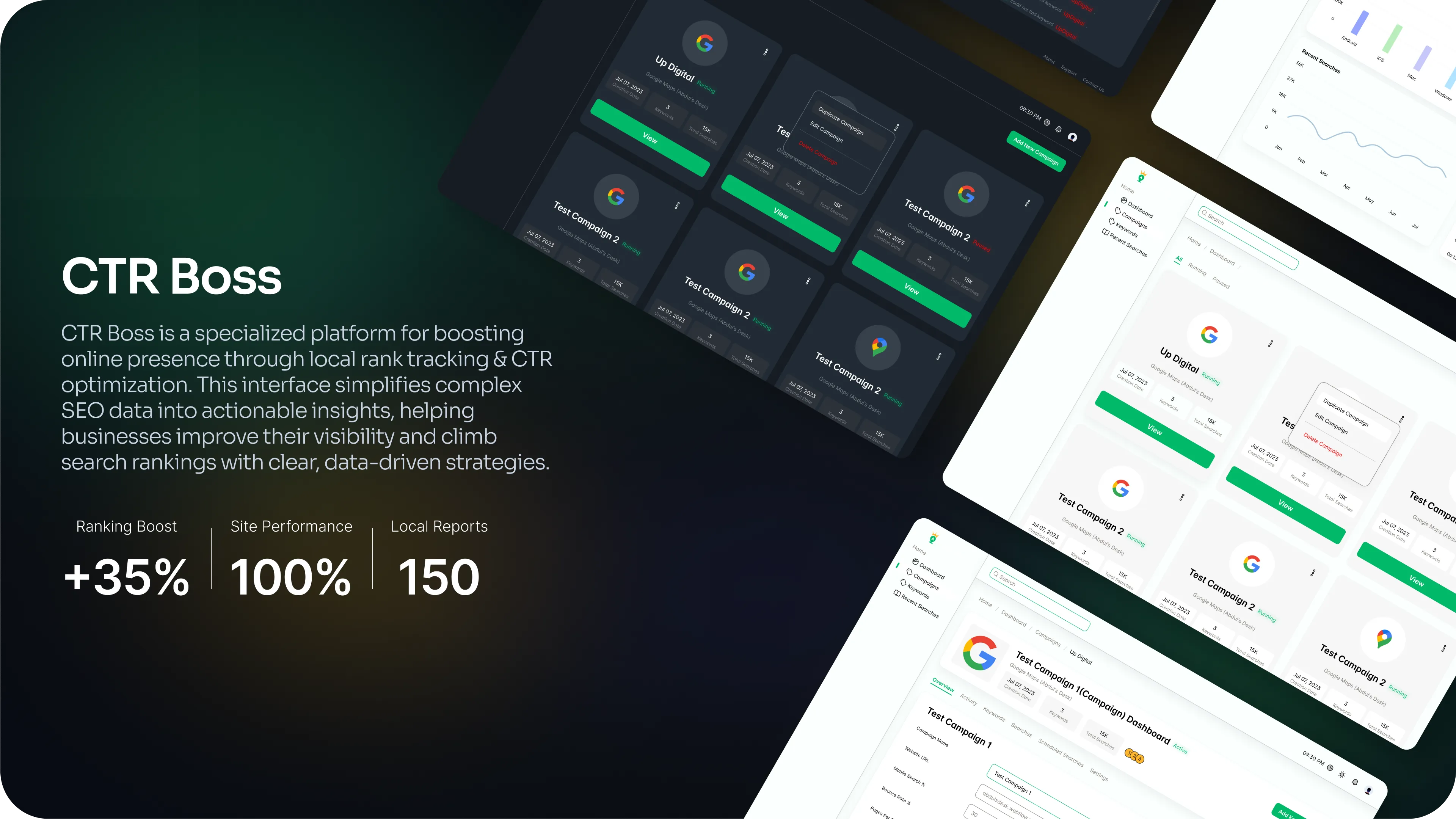 CTR Boss — Premium Local SEO Intelligence Platform