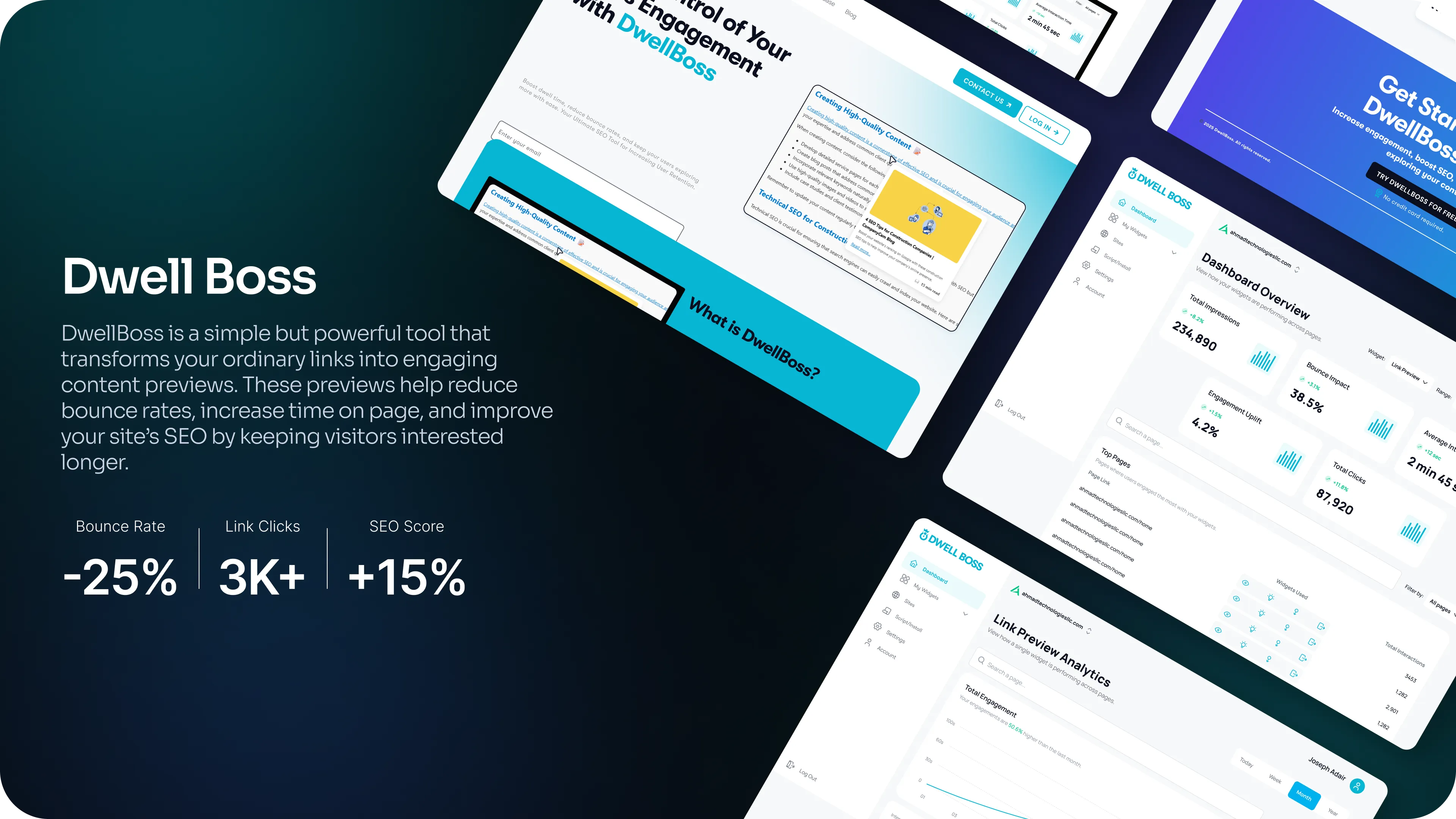 DwellBoss — Premium Link Preview Optimization