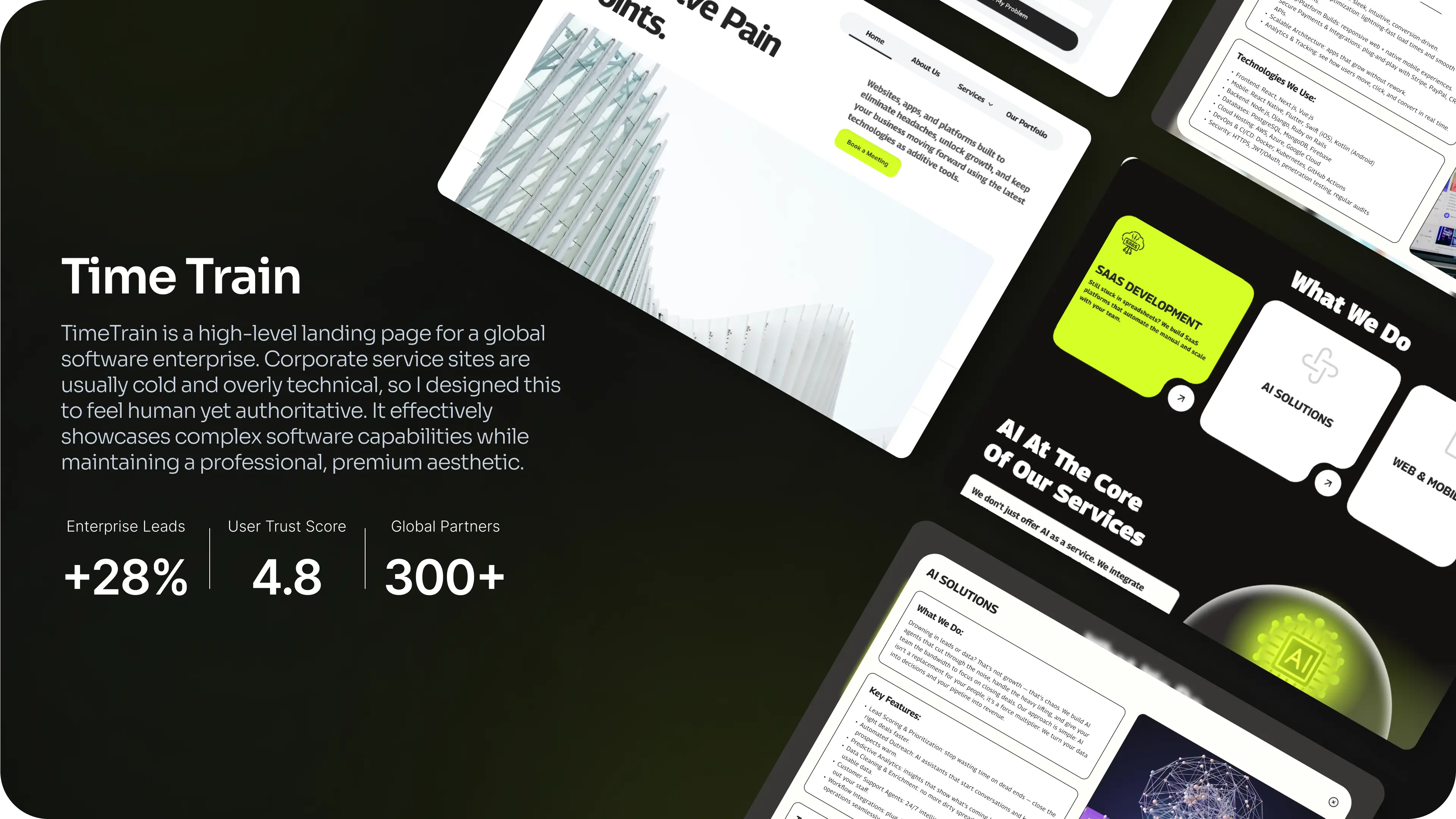 Time Train — Premium Linear Scheduling Experience